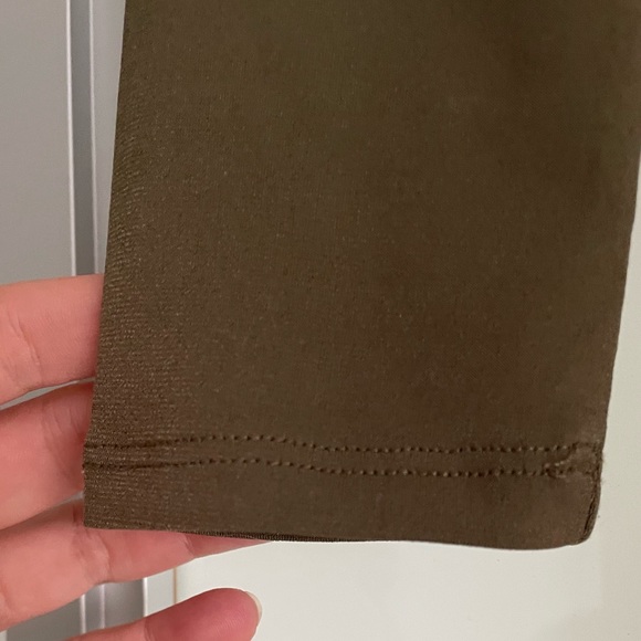 Loved, Forever21 Women’s Olive Green Long Sleeve Dress with Lace Up Detail SizeS - Picture 5 of 7